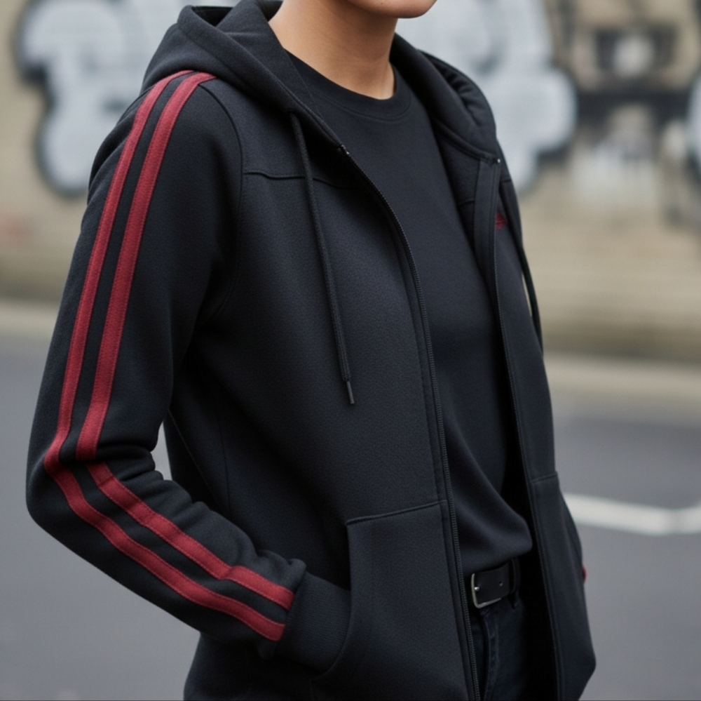Lonsdale London Black Hoodie SKINGIRL SKA PUNK RUDE GIRL SKINHEAD